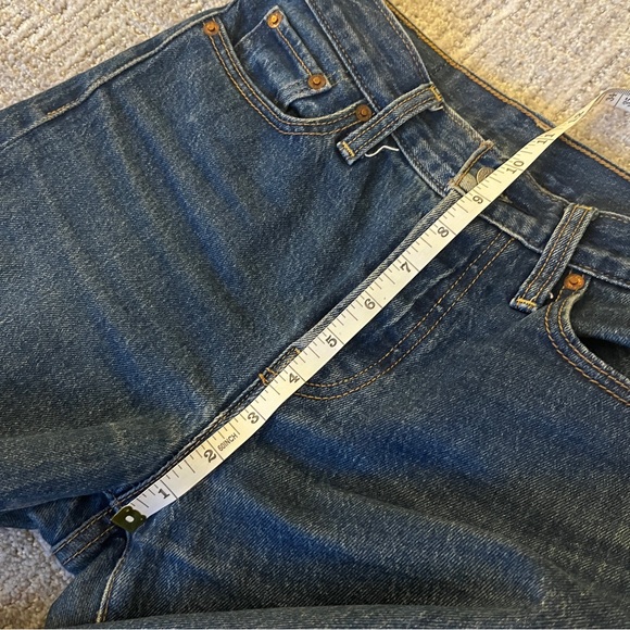 Levi's womens Dark Blue Straight Jeans - Picture 12 of 14